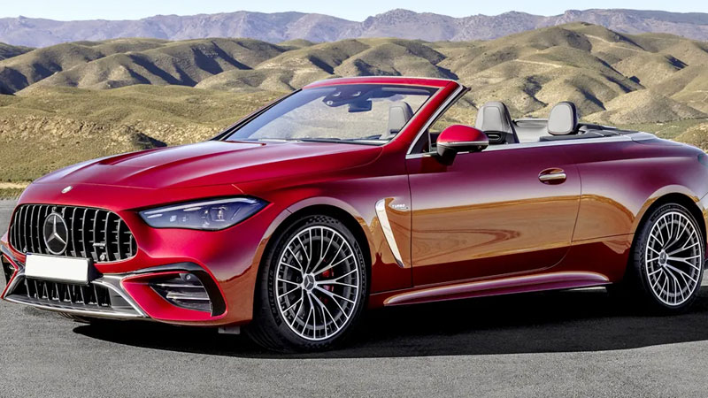 Luxury Mercedes CLE 300 4MATIC Cabriolet Wedding Car Hire in Punjab